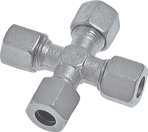 Zgleden uprizoritev: Cross screw connection, galvanised steel