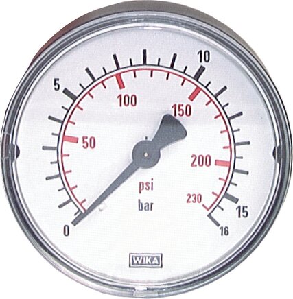0-250bar Manometer 0-3750psi g1/4 63mm Zifferblatt hydraulisches Wasserdruck  messer Manometer Manometer bar - AliExpress