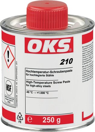 Exemplarische Darstellung: OKS 210, Hochtemperatur Schraubenpaste (Pinseldose)