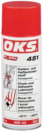 Exemplarische Darstellung: OKS Ketten- und Haftschmierstoff (Spraydose)