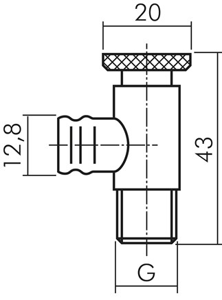 Metall-Kühlmittelschlauch 400mm, G 1/4 (KMS14-400) - Landefeld - Pneumatik  - Hydraulik - Industriebedarf